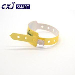 Wopanda madzi Disposable PVC rfid wristband